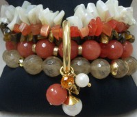 PULSEIRA PEDRAS NATURAIS FOLHEADA-(TEMOS OUTRAS CORES) 